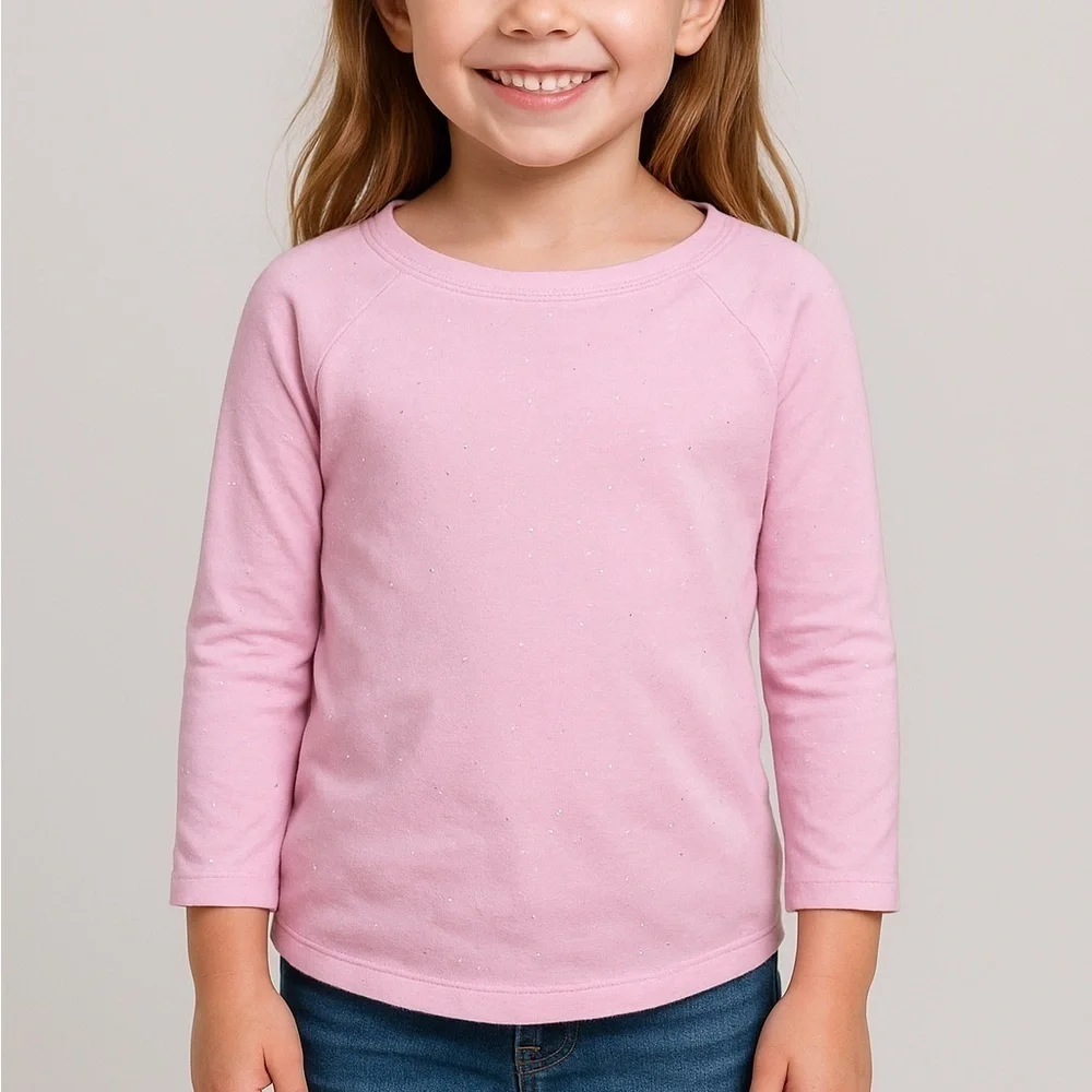 Cat & Jack Light Pink Long Sleeve Tee